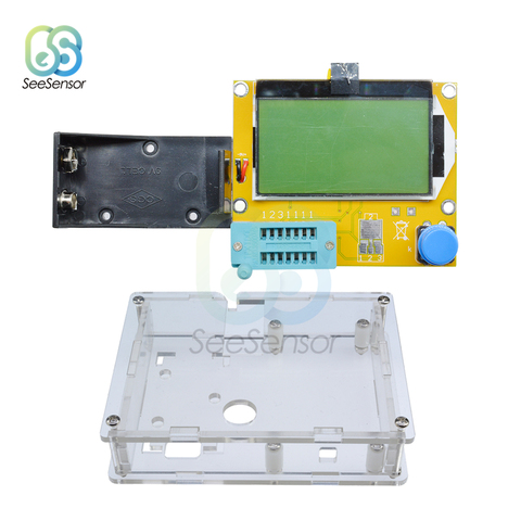 ESR Meter Mega328 Transistor Tester Multimeter Digital ESR-T4 Diode Triode Capacitance MOS/PNP/NPN LCR 12864 LCD Screen Tester ► Photo 1/6