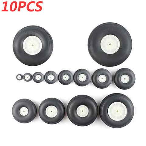 10pcs/lot High elastic EVA Rubber wheel for Rc Fixed-wing airplane(diameter 1.0/1.25/1.5/2.0/2.5/3.0/3.5inch)  DIY robot tires ► Photo 1/6