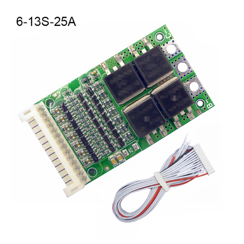 BMS 6S 7S 8S 9S 10S 11S 12S 13S 35A 50A 80A 150A Charging Module Li-ion 18650 Battery Pack Protection Balancer Equalizer Board ► Photo 1/6