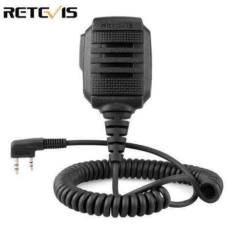 RETEVIS RS-114 IP54 Waterproof Speaker Microphone For Kenwood RETEVIS H777 RT3S RT5R RT22 BAOFENG UV-5R UV-82 888S Walkie Talkie ► Photo 1/6