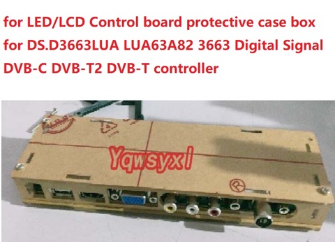 for DS.D3663LUA LUA63A82 3663 Digital Signal DVB-C DVB-T2 DVB-T controller board  LED/LCD Control board protective case box ► Photo 1/6