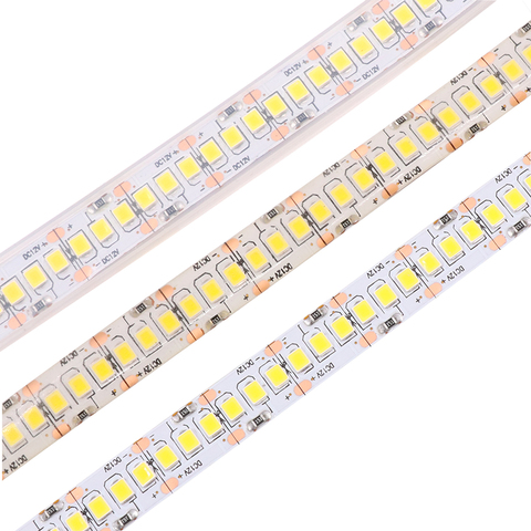 12V LED Strip Light Tape 5m 1200Leds SMD 2835 12 V Volt Waterproof 240Leds/m Led Flexible Lamp String White / Natural White ► Photo 1/6