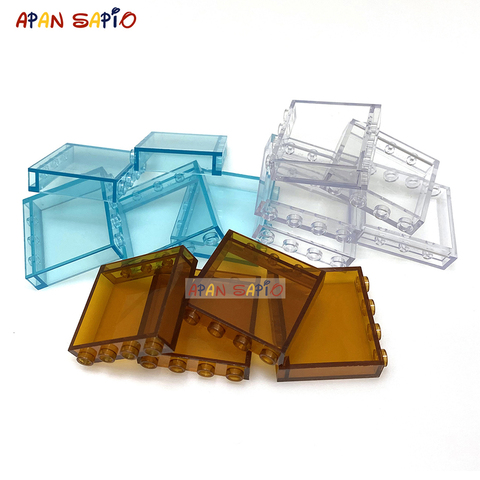 50/100pcs DIY Building Blocks 1x4x3 Transparent Plate Bricks Educational Plastic Compatible Brands Kids Gifts Toys for Children ► Photo 1/6