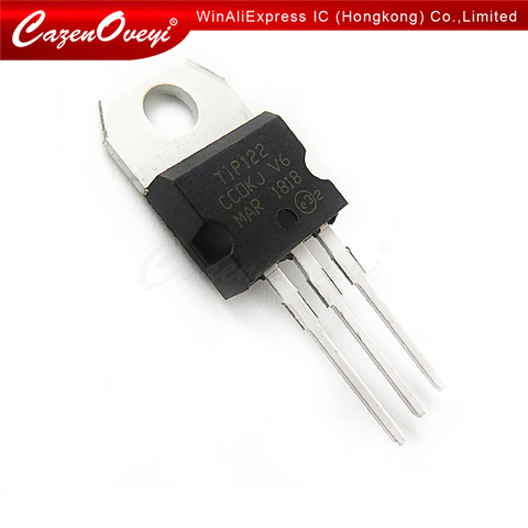 10pcs/lot TIP-122 triode TIP122 Darlington transistor TO-220 NPN 5A 100V new original In Stock ► Photo 1/1