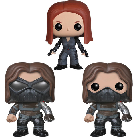 Funko pop movies Heroes: Captain America Movie 2 Black Widow WINTER SOLDIER  Vinyl Action Figures Toys for Children gift - Price history & Review |  AliExpress Seller - Wildest Dreamer Toy Store | Alitools.io
