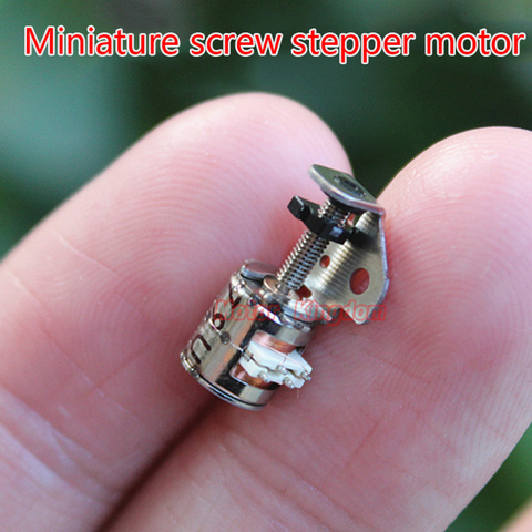 6mm Tiny  Linear actuator Micro Slide Screw Stepper Motor 2 Phase 4 Wire Stepper Motor Micro Stepping Motor ► Photo 1/5