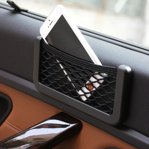 For Toyota Land Cruiser Prado 120 J120 LC120 Car Seat Side Back Storage Mesh Net Bag Phone Holder Pocket Trunk Organizer ► Photo 1/6