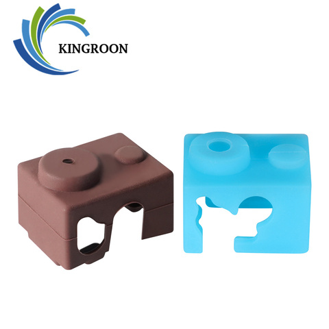 KINGROON 1PC E3D V6 Silicone Cover Sock Case Protective For Heated Block Warm Keeping Blue Cover For Reprap 3D Printer Parts ► Photo 1/6