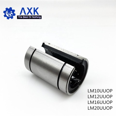 Hot sale 1pc LM12UUOP LM10UUOP LM16UUOP LM20UUOP 12mm Linear bearings Open Type CNC Linear Bushing for 3D printer parts shafts ► Photo 1/5