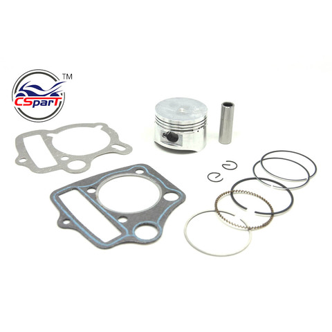 52.4MM 13MM Piston Rings Gasket Kit 110cc ATV Dirt Pit Bikes Kazuma SunL Taotao Lifan ZongShen Loncin ► Photo 1/3