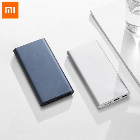 Xiaomi Mi Power Bank 3 10000mAh18W Fast Charge Micro-USB USB-C Travel Powerbank for Android ► Photo 1/6