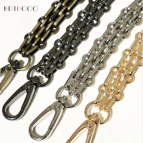 Steel Bag Chain - DIY Gold, Silver, Gun Black, Bronze 16mm Metal Replacement Chain Shoulder Bag Strap for Handbag, Purse Handle ► Photo 1/6