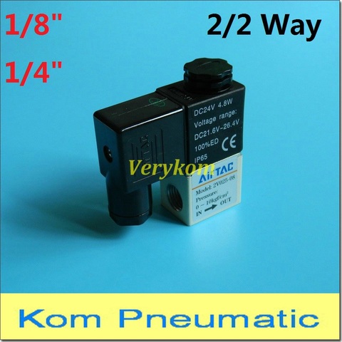 Pneumatic Solenoid Valve Air Gas Airtac Type 1/4