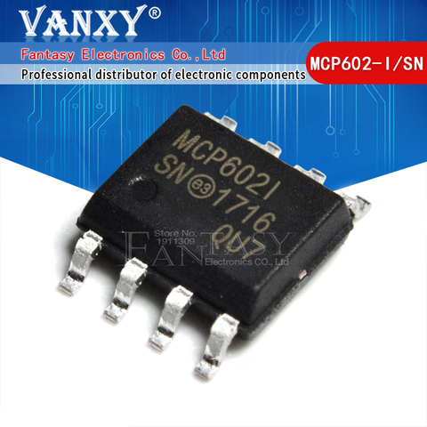 10PCS MCP602 SOP MCP602I SOP-8 MCP602-I/SN SOP8 ► Photo 1/4