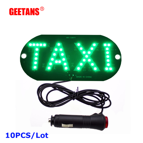 GEETANS 10X /lot Taxi Led Car Windscreen Cab indicator Lamp Sign Blue LED Windshield Taxi Light Lamp 12V BE ► Photo 1/6