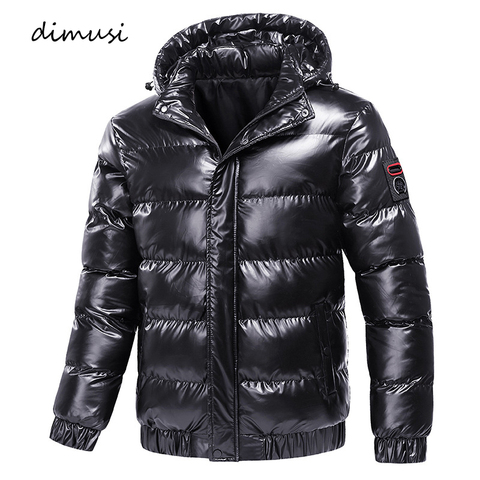 DIMUSI Winter Men's Jackets Fashion Men Cotton Warm Parkas Down Hoodies Coats Casual Outdwear Thermal Jackets Mens Clothing ► Photo 1/6