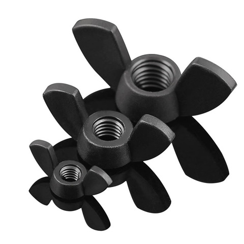 5/10/20/30PCS Wing Nuts Butterfly Nut To Fit Bolts & Screws Black M3 M4 M5 M6 M8 M10 M12 ► Photo 1/5