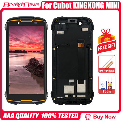 For Cubot Kingkong mini/King kong mini LCD&Touch screen Digitizer with frame Display Screen module Repair Replacement Accessorie ► Photo 1/4