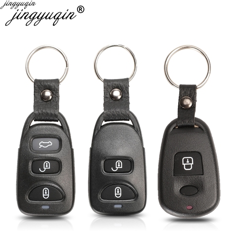 jingyuqin 2/3/4 Buttons For Hyundai Kia Carens Fob Remote Control Key Cover Fob Case Keyless Entry ► Photo 1/5