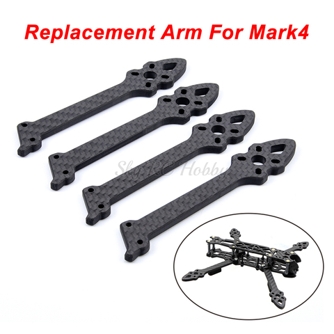 3K Full Carbon Fiber Replacement Spare Arm 5mm for Mark4 Mark 4 5inch 225mm 6inch 260mm 7inch 295mm FPV Racing Drone Quadcopter ► Photo 1/6