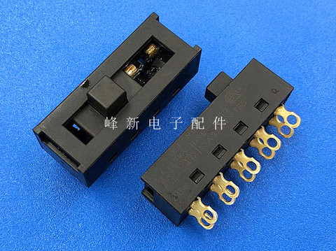 2pcs Hong Kong 16A high current 10-pin 4-speed toggle switch four-speed switch slide switch hair dryer DSE-2410 ► Photo 1/2