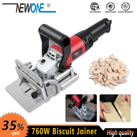 NEWONE Power Tool 760W Biscuit joiner Slotting Jointer Sewing Machine Woodworking Tenoner  groove Machine Plate joiner ► Photo 1/6