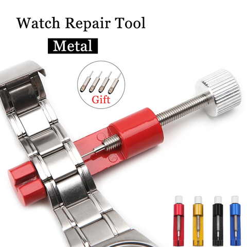 Metal Watch Repair Tool Adjusting Watch Strap Tool with Watch Pin Band Bracelet Link Pin Tool Remover Easy To Remover Adjust ► Photo 1/6