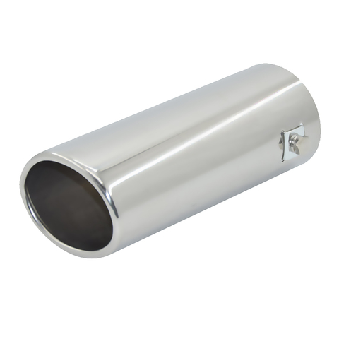 Chrome Stainless Steel Car SUV Rear Round Exhaust Pipe Tail Muffler Tip 64mm ► Photo 1/6