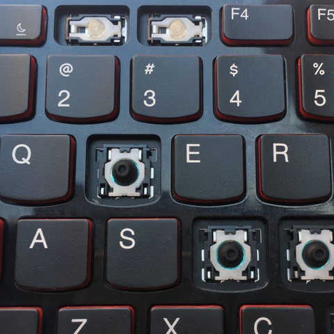 Replacement Keycap Key cap &Scissor Clip&Hinge For Lenovo Y400 Y400N Y410P Y410N Y430P Y500N Y510P Y580 Y590 Keyboard ► Photo 1/2