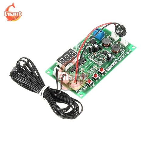 DC 12V Dual Channel Digital Thermostat 3 Wire Fan Speed Controller Temperature Regulator Module with Buzzer NTC 3950 Sensor ► Photo 1/6