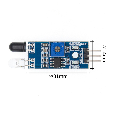 1pcs IR Infrared Obstacle Avoidance Sensor Module  Smart Car Robot 3-wire Reflective Photoelectric New ► Photo 1/6
