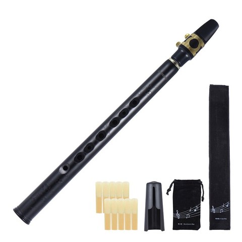 ammoon Mini Pocket Bb Saxophone Sax ABS with Alto Mouthpieces 10pcs Reed Carrying Bag Woodwind Instrument ► Photo 1/6