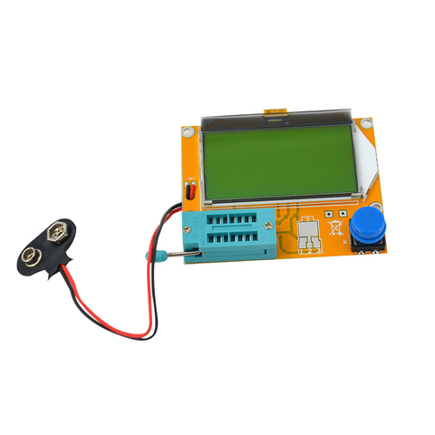 Mega328 M328 LCR-T4 12846 LCD Digital Transistor Tester Meter Backlight Diode Triode Capacitance ESR Meter MOS/PNP/NPN L/C/R ► Photo 1/6