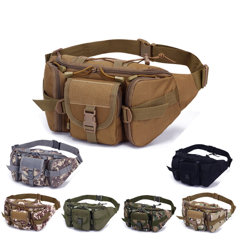 Outdoor Sports  Large-Capacity Waterproof Tactical Waist Bag Utility  Pouch riding pockets phone camera bags hunting bags ► Photo 1/6