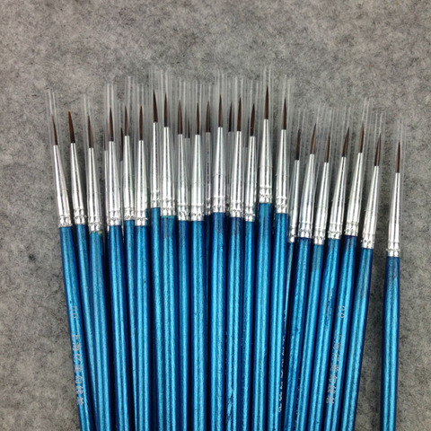 100Pcs/Set Fine Thin Hook Line Nylon Pen Paint Brush Drawing Art #0 #00 #000 Watercolor Art Supplies Painting ► Photo 1/4