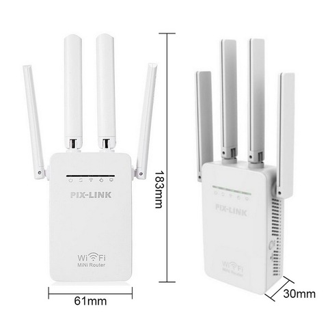 2.4G Wifi Repeater 300Mbps Mini Wireless N Router Wi fi Repeater Long Range Extender Booster For Router PC Laptop Mobile phone ► Photo 1/6