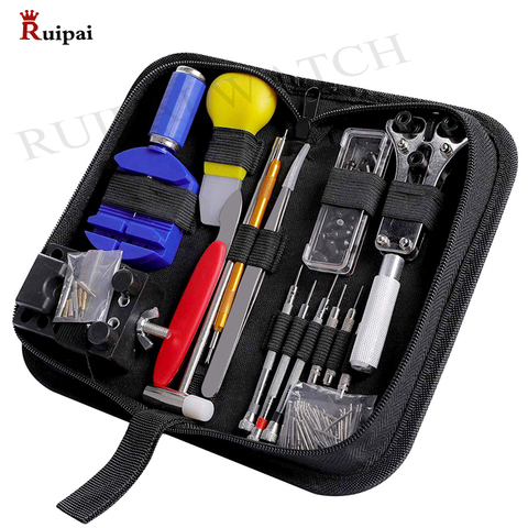 Watchmaker Watch Link Pin Remover Case Opener Repair Tool Kit Set Opener Link Spring Bar Remover Horlogemaker Gereedschap ► Photo 1/6