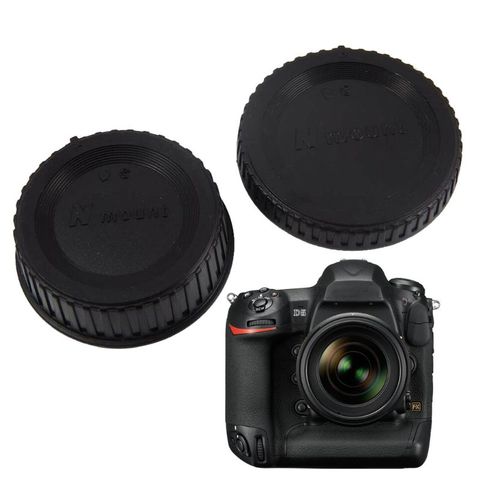 F Mount Rear Lens Cap Cover + Camera Front Body Cap For Nikon F DSLR and AI Lens Replace BF-1B LF-4 ► Photo 1/6