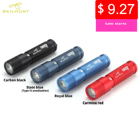 2022 NEW SKILHUNT E3A AAA Keychain LED Flashlight Mini LED key light ► Photo 1/3