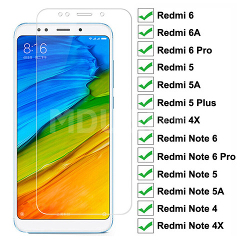 Price History Review On 9h Tempered Glass For Xiaomi Redmi Note 6 5 5a 4 4x Pro Screen Protector Redmi 6 Pro 5 Plus 6a 5a 4x S2 Go K Protective