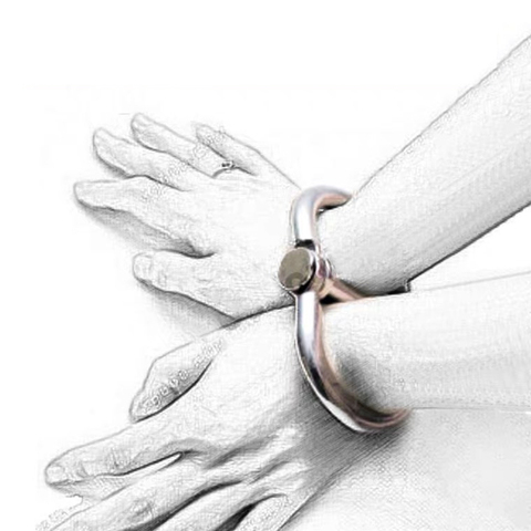 Stainless Steel Handcuffs BDSM Sex Toy for Couple Ankle Cuff Metal Wrist Cuffs Restraints Fetish Slave Manacle Bondage Porn Toys ► Photo 1/6