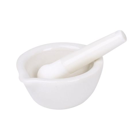 Porcelain Mortar and Pestle Spice Herb Grinder Mixing Grinding Bowl Crusher Set L4MB ► Photo 1/6