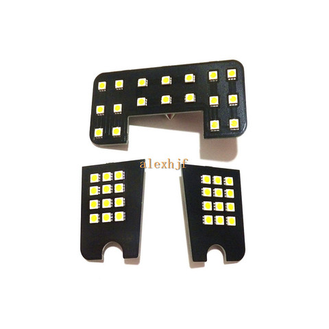 July King LED Car Interior Reading Lights Case for Hyundai IX25 Creta Avante and Mistra, 6000K 5050SMD, 3 pcs/set ► Photo 1/6