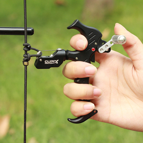 360 degree rotation Eagle beak Clamp Hook Type Release Aid Grip Stainless Steel  for Compound Bow Archery Accessories ► Photo 1/6