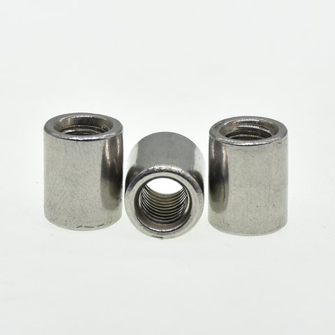 Round Coupling Nuts M3 M4 M5 M6 M8 M10 Extend long round coupling nut 304 stainless steel Lead Screw Connection Nut ► Photo 1/4
