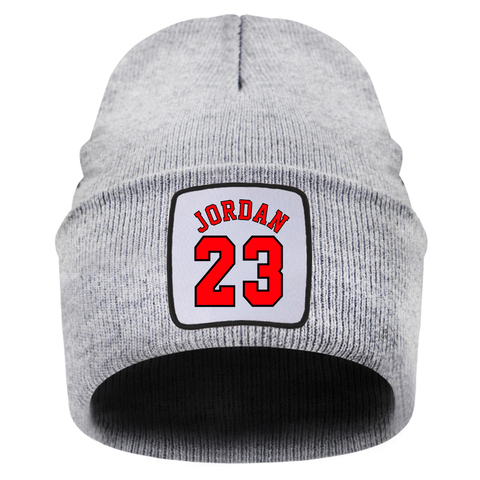 Fashion Knitted Caps Jordan 23 Print Hip Hop Street Beanies High Quality Winter Autumn Soft Warm Skullies Beanies Cool Teens Hat ► Photo 1/6