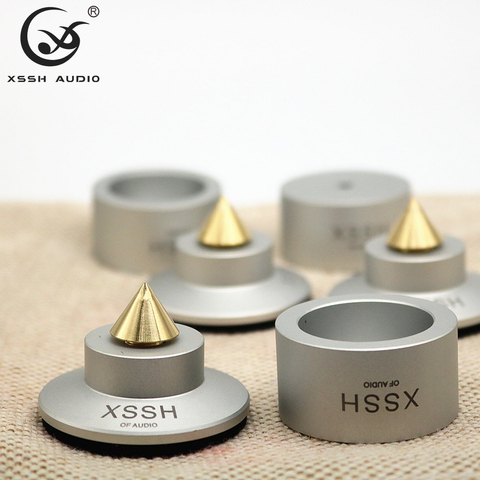 New Upgrade XSSH YIVO Audiophile Shock Spikes Spring Damping Pad HIFI Speaker Spike Audio CD Amplifier ALUMINIUM ISOLATION FEET ► Photo 1/6