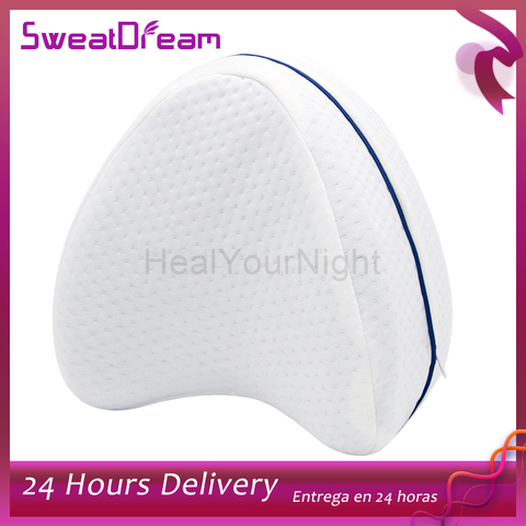 Body Memory Cotton Leg Pillow Home Foam Pillow Sleeping Orthopedic Sciatica Back Hip Joint for Pain Relief Thigh Leg Pad Cushion ► Photo 1/6