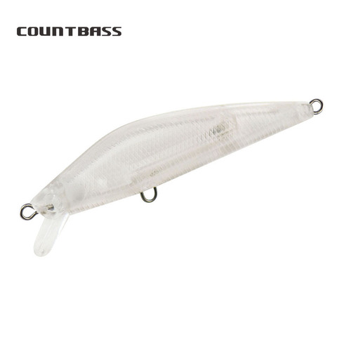 10pcs Countbass Blank Hard Lures 75mm, Unpainted Fishing Baits, Minnow,  Wobblers, Free shipment ► Photo 1/6