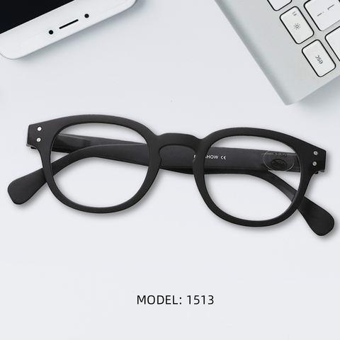 MEESHOW Reading Glasses Fashion Men Women Eyeglasses Round French Presbyopia Gafas Lunettes De Lecture 1513 +1.75 +2.25 1513 ► Photo 1/6